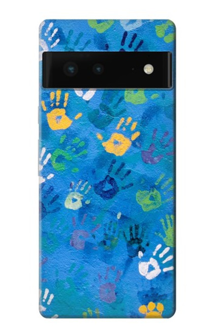 S3403 Hand Print Case For Google Pixel 6