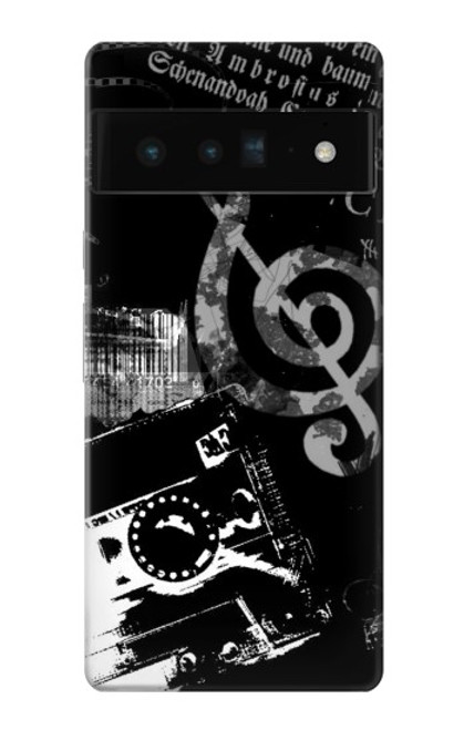 S3197 Music Cassette Note Case For Google Pixel 6 Pro