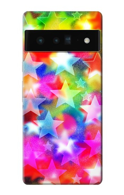 S3292 Colourful Disco Star Case For Google Pixel 6 Pro