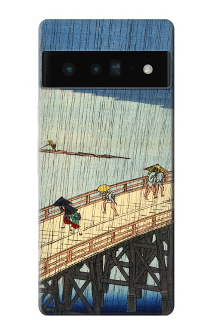 S3347 Utagawa Hiroshige Sudden shower Case For Google Pixel 6 Pro