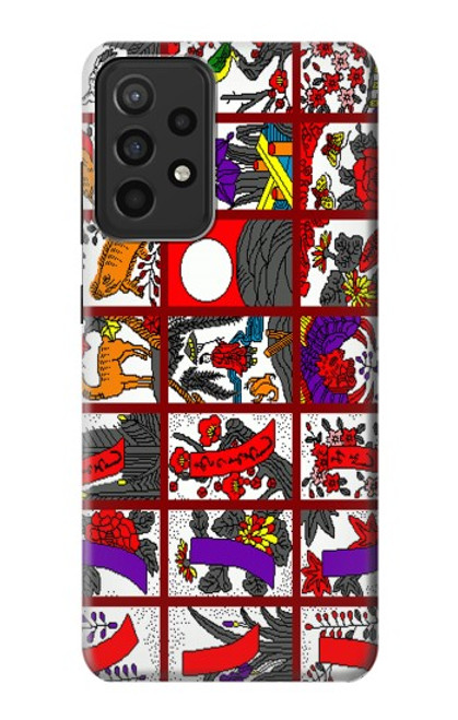 S1923 Hanafuda Japanese Flower Card Case For Samsung Galaxy A52s 5G