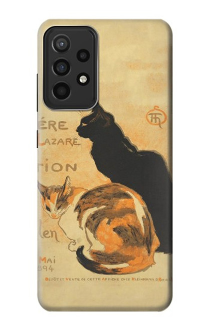 S3229 Vintage Cat Poster Case For Samsung Galaxy A52s 5G