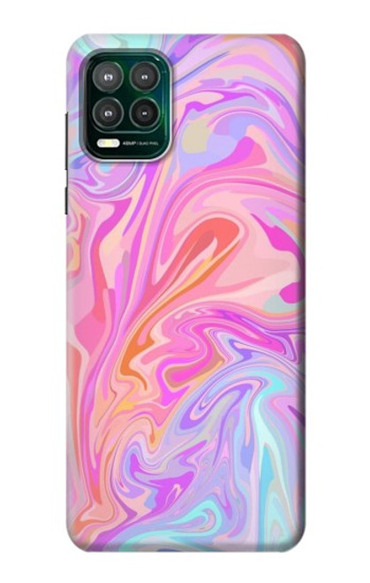 S3444 Digital Art Colorful Liquid Case For Motorola Moto G Stylus 5G
