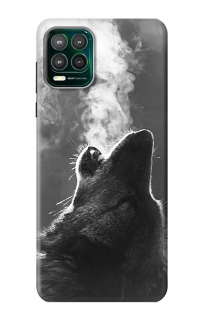 S3505 Wolf Howling Case For Motorola Moto G Stylus 5G