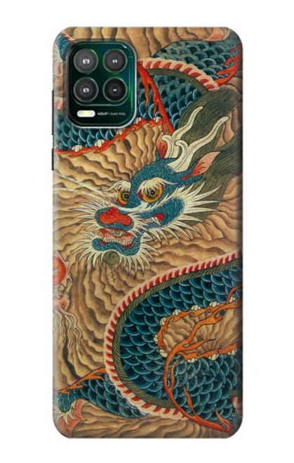 S3541 Dragon Cloud Painting Case For Motorola Moto G Stylus 5G