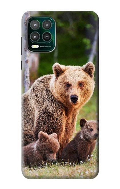 S3558 Bear Family Case For Motorola Moto G Stylus 5G