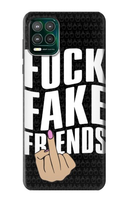 S3598 Middle Finger Fuck Fake Friend Case For Motorola Moto G Stylus 5G