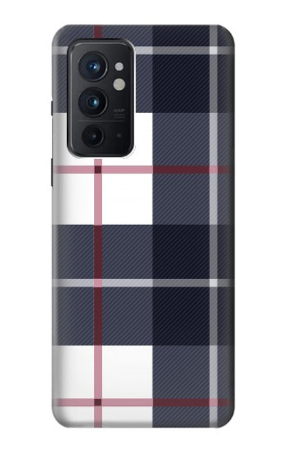 S3452 Plaid Fabric Pattern Case For OnePlus 9RT 5G