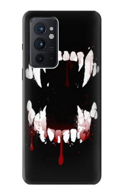 S3527 Vampire Teeth Bloodstain Case For OnePlus 9RT 5G