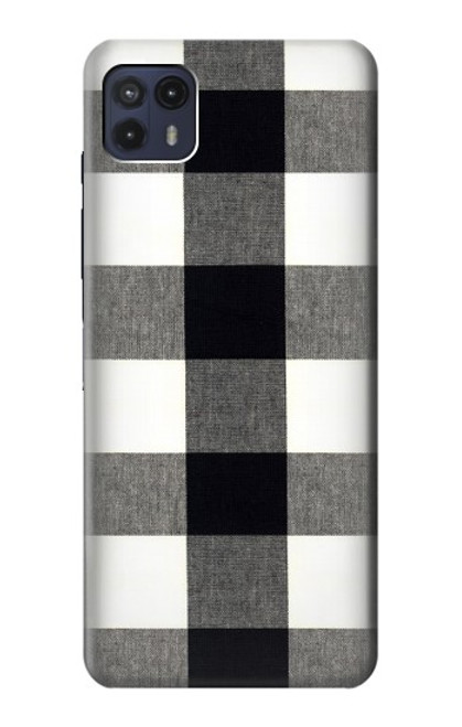 S2842 Black and White Buffalo Check Pattern Case For Motorola Moto G50 5G [for G50 5G only. NOT for G50]