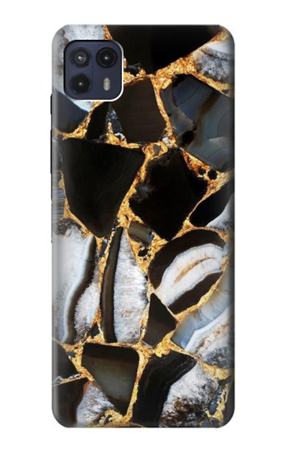 S3419 Gold Marble Graphic Print Case For Motorola Moto G50 5G [for G50 5G only. NOT for G50]