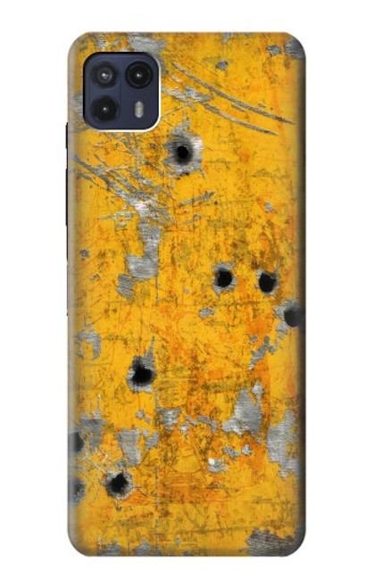 S3528 Bullet Rusting Yellow Metal Case For Motorola Moto G50 5G [for G50 5G only. NOT for G50]