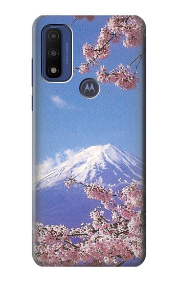 S1060 Mount Fuji Sakura Cherry Blossom Case For Motorola G Pure