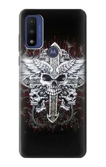 S1434 Skull Wing Tattoo Biker Case For Motorola G Pure