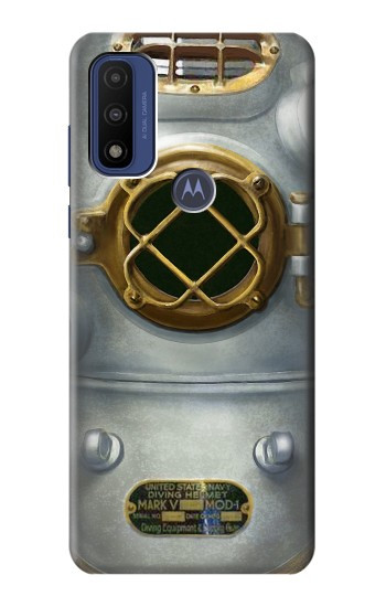 S2646 Vintage Deep Sea Diver Helmet Case For Motorola G Pure