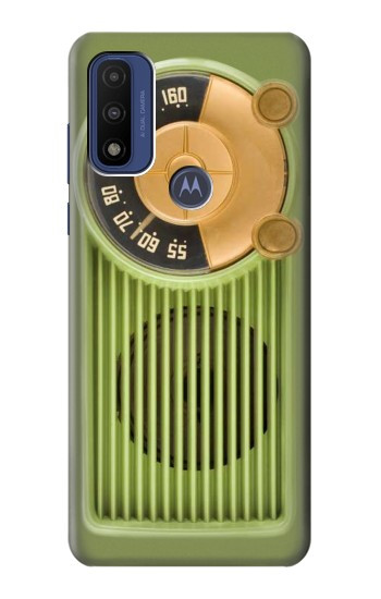 S2656 Vintage Bakelite Radio Green Case For Motorola G Pure