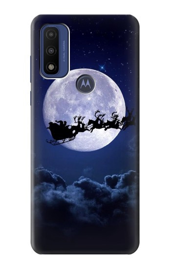 S3508 Xmas Santa Moon Case For Motorola G Pure