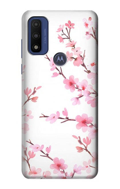 S3707 Pink Cherry Blossom Spring Flower Case For Motorola G Pure