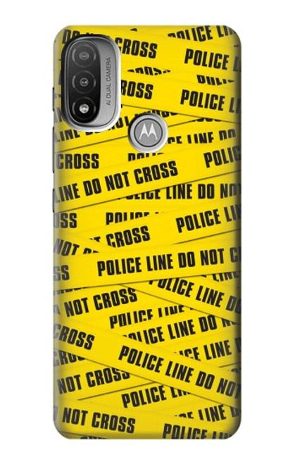 S2088 Police Line Do Not Cross Case For Motorola Moto E20,E30,E40