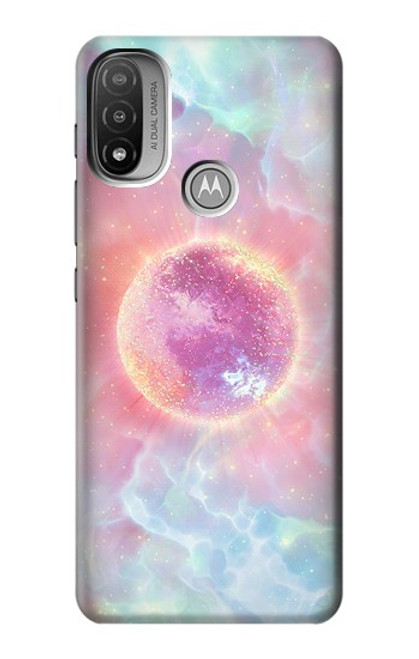 S3709 Pink Galaxy Case For Motorola Moto E20,E30,E40
