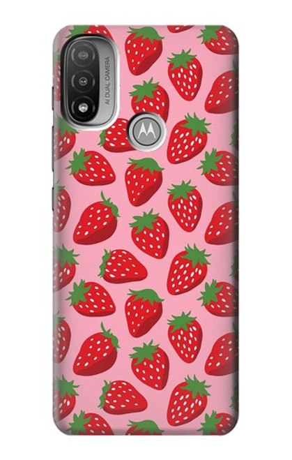 S3719 Strawberry Pattern Case For Motorola Moto E20,E30,E40