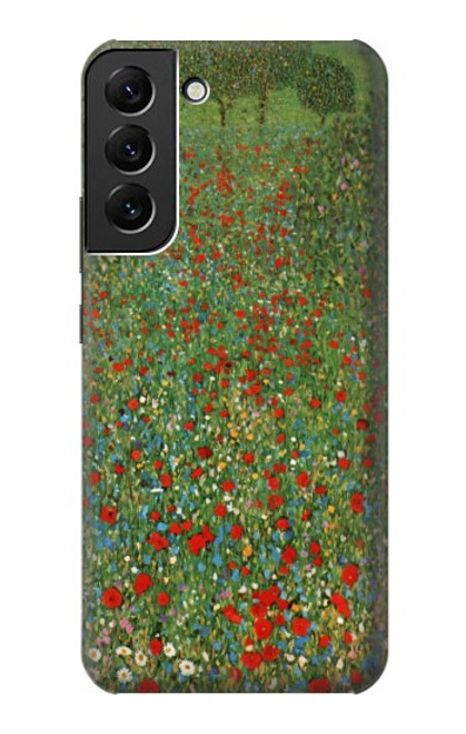 S2872 Gustav Klimt Poppy Field Case For Samsung Galaxy S22 Plus