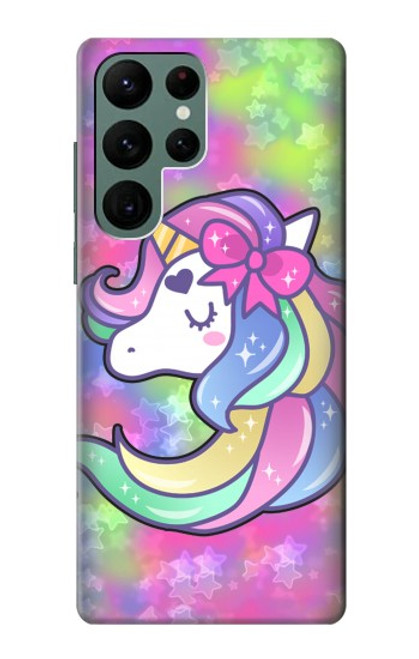 S3264 Pastel Unicorn Case For Samsung Galaxy S22 Ultra