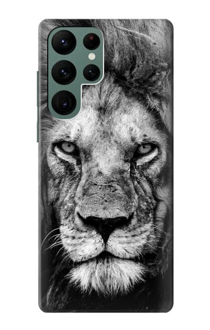 S3372 Lion Face Case For Samsung Galaxy S22 Ultra