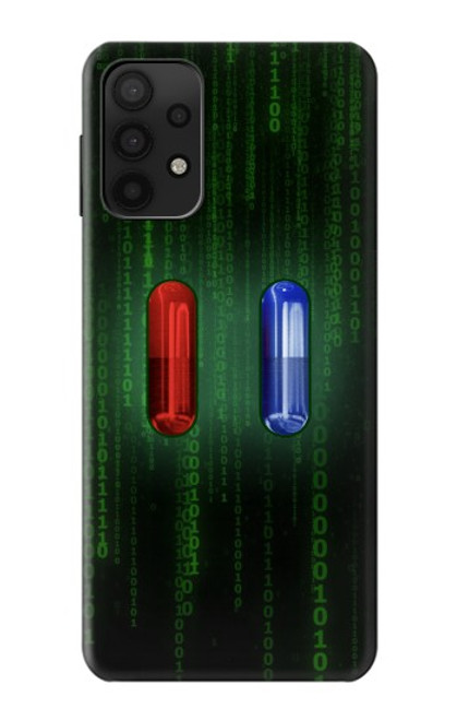 S3816 Red Pill Blue Pill Capsule Case For Samsung Galaxy M32 5G