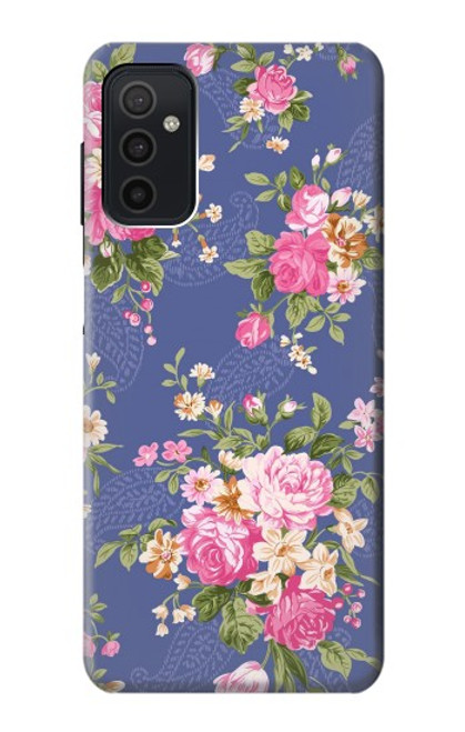 S3265 Vintage Flower Pattern Case For Samsung Galaxy M52 5G