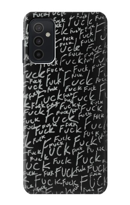 S3478 Funny Words Blackboard Case For Samsung Galaxy M52 5G