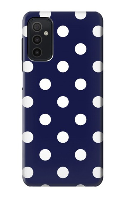 S3533 Blue Polka Dot Case For Samsung Galaxy M52 5G