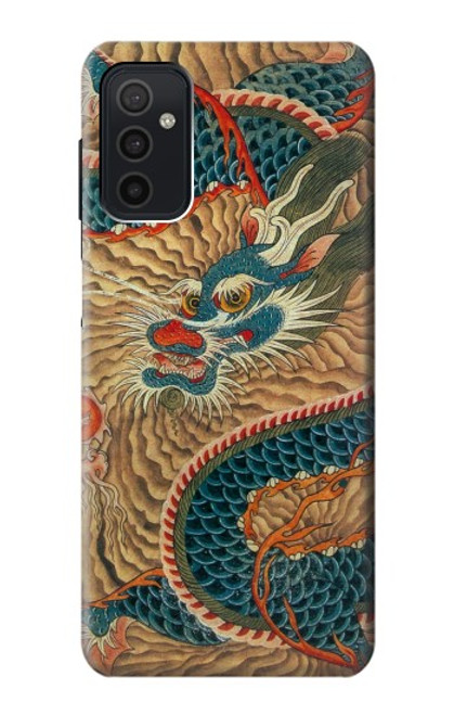 S3541 Dragon Cloud Painting Case For Samsung Galaxy M52 5G