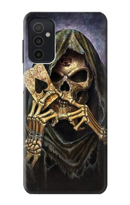 S3594 Grim Reaper Wins Poker Case For Samsung Galaxy M52 5G