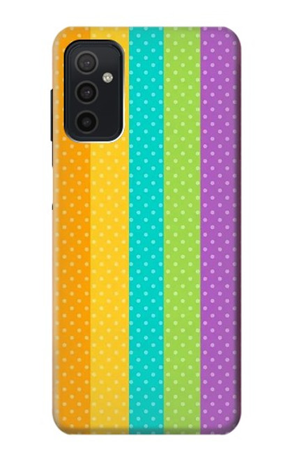 S3678 Colorful Rainbow Vertical Case For Samsung Galaxy M52 5G
