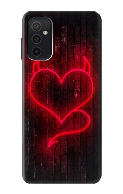 S3682 Devil Heart Case For Samsung Galaxy M52 5G