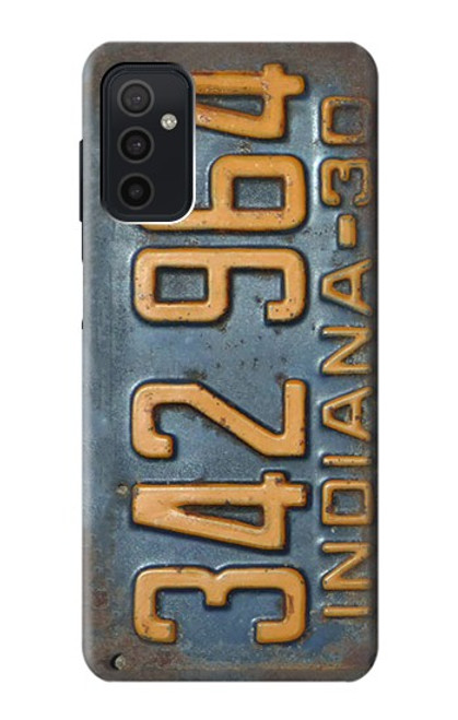S3750 Vintage Vehicle Registration Plate Case For Samsung Galaxy M52 5G