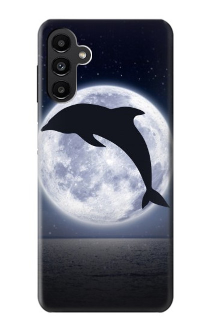 S3510 Dolphin Moon Night Case For Samsung Galaxy A13 5G