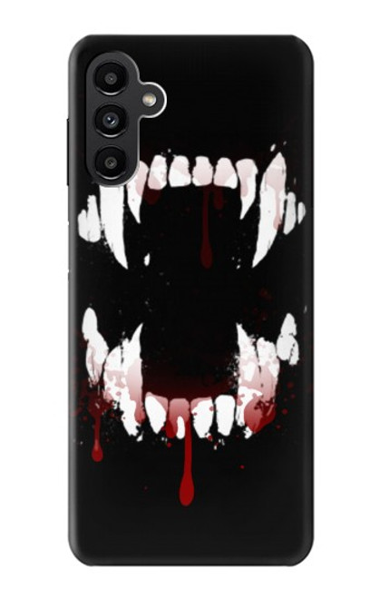 S3527 Vampire Teeth Bloodstain Case For Samsung Galaxy A13 5G