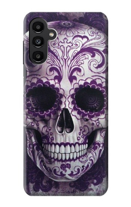 S3582 Purple Sugar Skull Case For Samsung Galaxy A13 5G