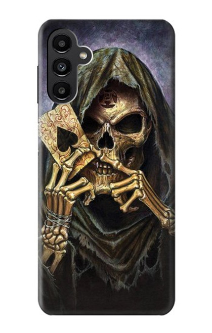S3594 Grim Reaper Wins Poker Case For Samsung Galaxy A13 5G