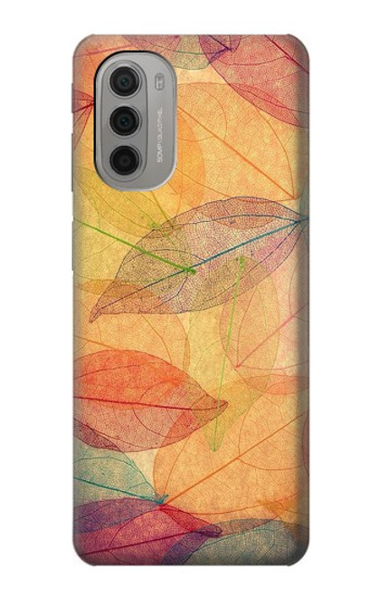 S3686 Fall Season Leaf Autumn Case For Motorola Moto G51 5G