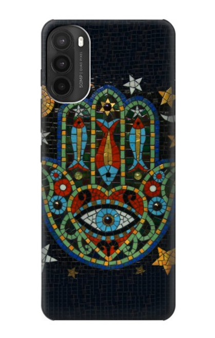 S3175 Hamsa Hand Mosaics Case For Motorola Moto G71 5G