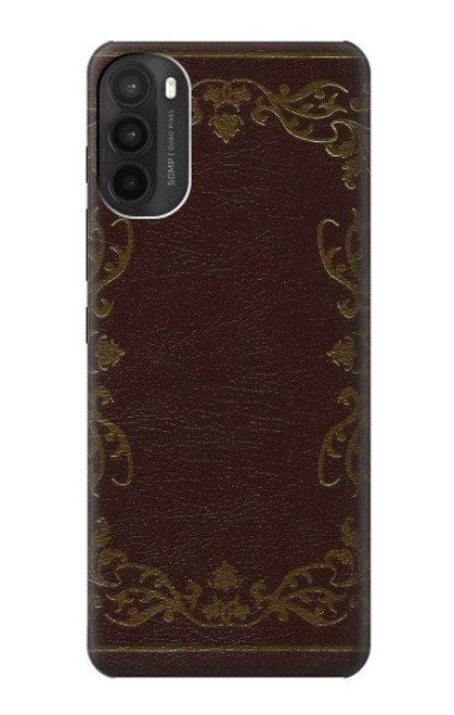 S3553 Vintage Book Cover Case For Motorola Moto G71 5G