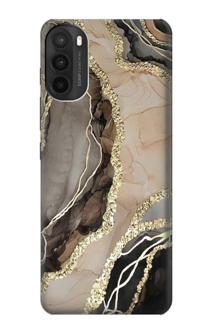 S3700 Marble Gold Graphic Printed Case For Motorola Moto G71 5G