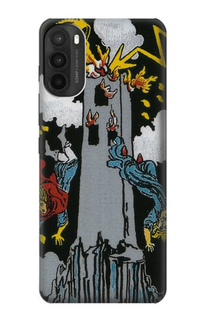 S3745 Tarot Card The Tower Case For Motorola Moto G71 5G