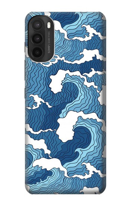 S3751 Wave Pattern Case For Motorola Moto G71 5G