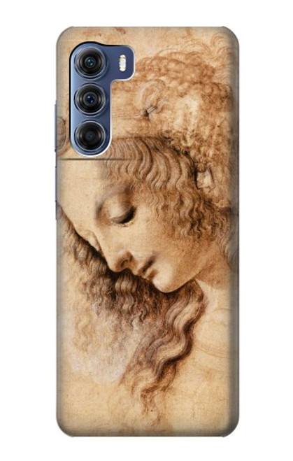 S1045 Leonardo da Vinci Woman's Head Case For Motorola Edge S30