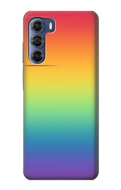 S3698 LGBT Gradient Pride Flag Case For Motorola Edge S30