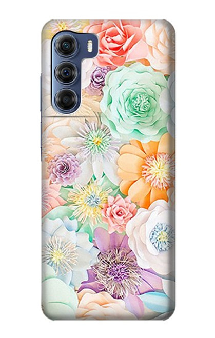 S3705 Pastel Floral Flower Case For Motorola Edge S30